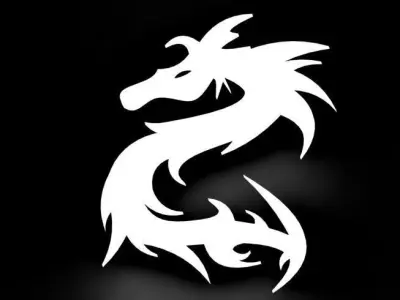 Dragon emblem Free 3D model