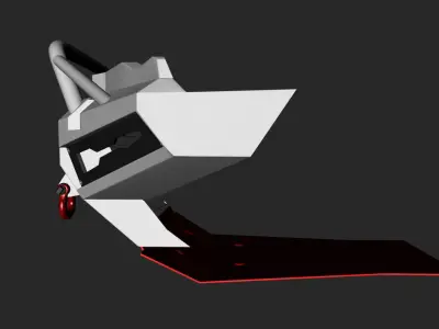 Bumper Front PROLINE for Toyota 4Runner 2017 3D model