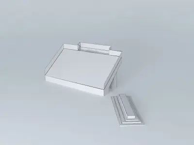 A stadion D1es lelátója Free 3D model