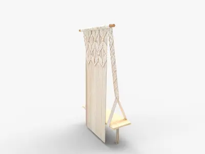Macrame Wall Hanging 3D model
