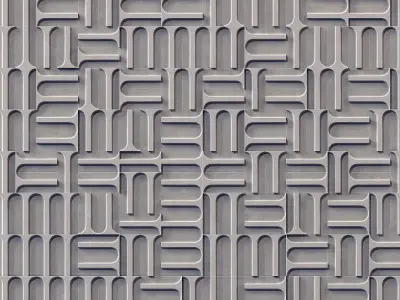 Panel Arc windows deocr n1 3D model