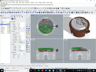 Automatic Watch Movement 3D model