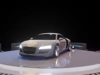 Audi R8 Sports Car  3D model
