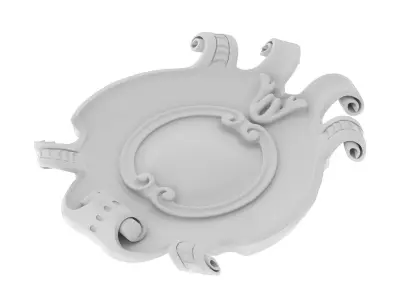 Cartouche Ornament 038 3D model