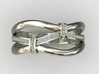 Diamond Ring Fashion 3D print model