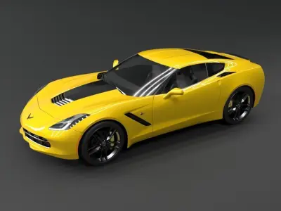 chevrolet corvette 3d  3D model