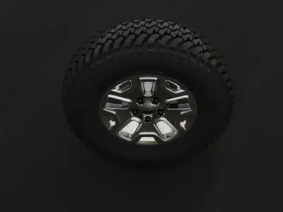 car Tire 3D model