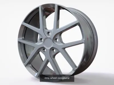 rims wheel collection 3D Model Pack