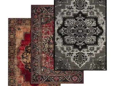 Rug Set 488 3D model