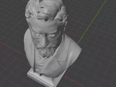 Gustave Eiffel 3D print model