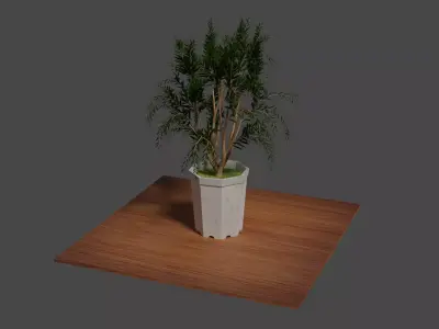 Tabletop Decoration Pot Plant 3D model