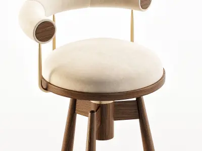 DYLAN BAR CHAIR 3D model