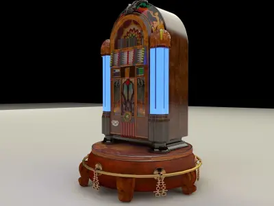 Jukebox vintage 3D model