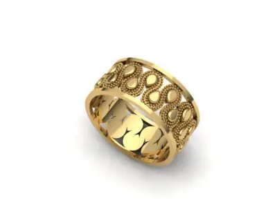 Wedding ring man 3D print model