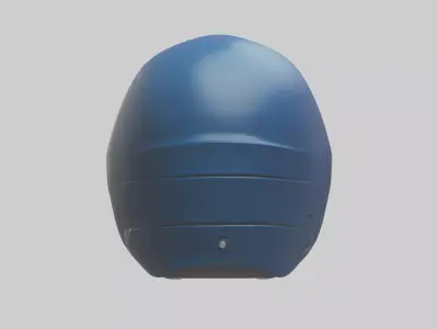Cartoon Sports Helmet model 3D model