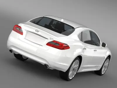 Infiniti Q 70 Hybrid Y51 2014 3D model