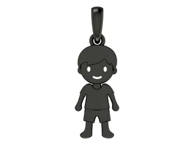 Boy Pendant 02 3D print model