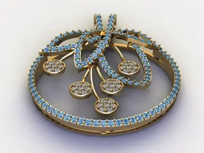 Solitaire for women with concept look like flower cad file 3D model