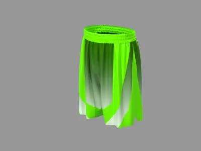 Basketball Shorts 3D model