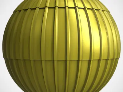 Roof Tile Materials 31- By 3 color Pbr By Sbsar 4k Texture