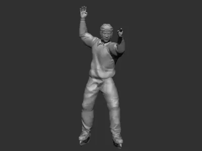 Hockey referee 3D model 3D print model