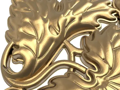  decorative pattern ready for 3D printing 3D model 70