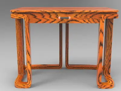 Sentor Writing Desk Low-poly 3D model