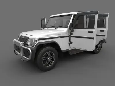 Modified Mahindra Bolero Car 3D model