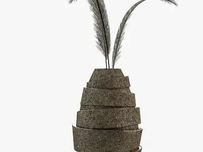 Spiral Coral Vase 3D model