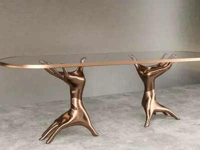Luxury modern Table 3D model