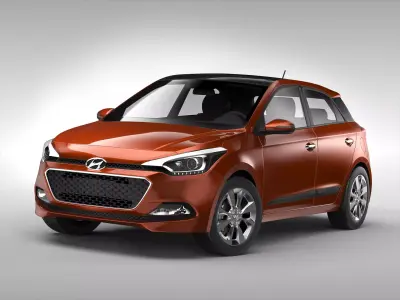 Hyundai i20 2015 3D model