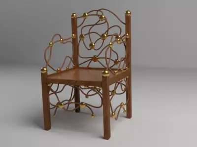 Unique Chair Free low-poly 3D model