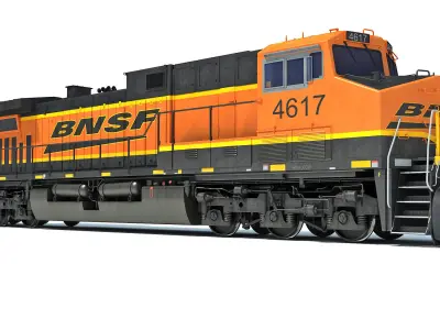 BNSF Diesel Locomotive AC4400CW 3D model