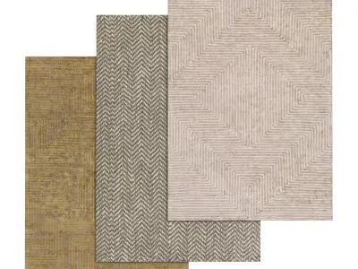 Rug Set 1043 3D model