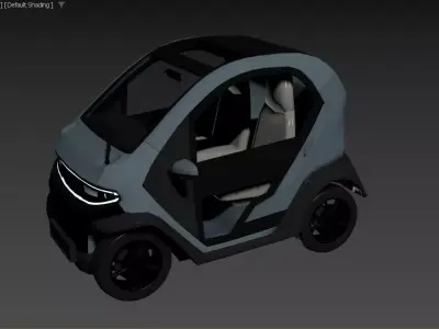 Eli car Low-poly 3D model