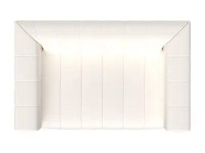 Four Hands Langham Sofa 71in Fayette Cloud 3D model