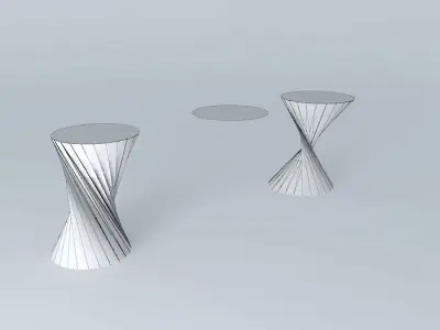 Crazy pillars Free 3D model