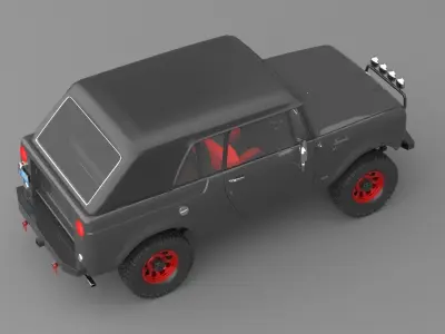 1967 International Scout 800 Sporttop Custom 3D model