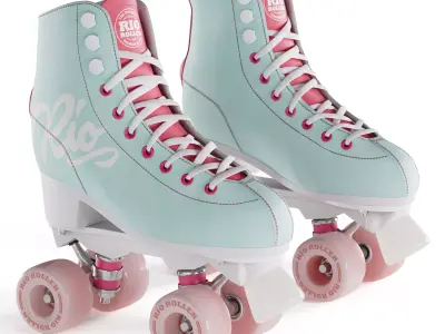 Rio Roller Script rollers Quads 3D model