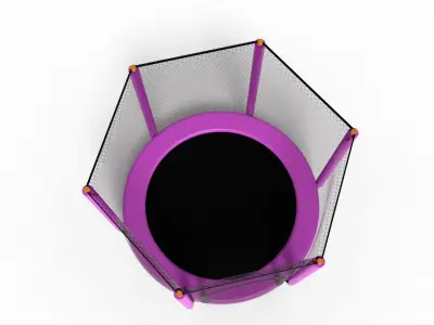 Trampoline for Sport and Fitness150x150cm 3D model