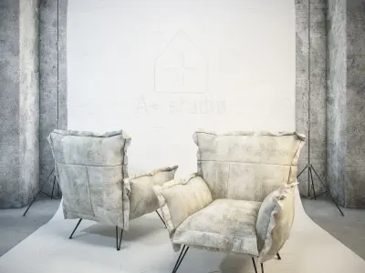 DIESEL Cloudscape armchair by Moroso Free 3D model