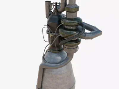 Rocket Engine 3D model