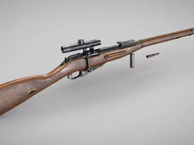 mosin-nagant-9130 3D model
