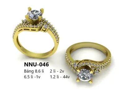 beautiful ring Free 3D model
