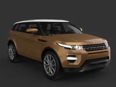 RangeRover land rover suv 3D model