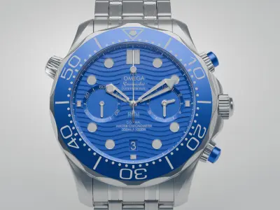 Omega Seamaster Diver 300M Wristwatch 3D model