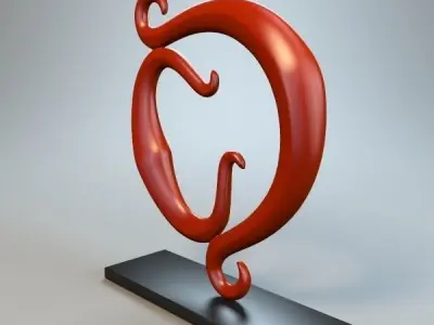 Abstract Figure 3D model 30
