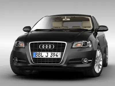 Audi A3 2011 3D model