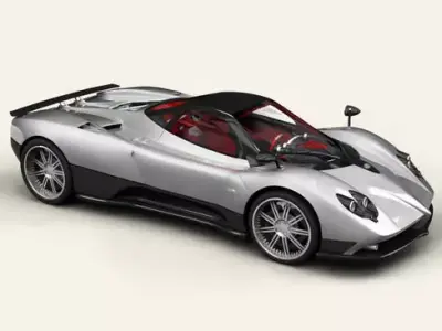 Pagani Zonda F 3D model