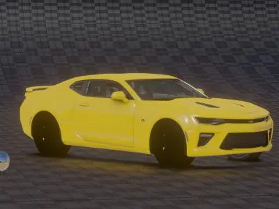 Chevrolet camaro Original Low-poly 3D model